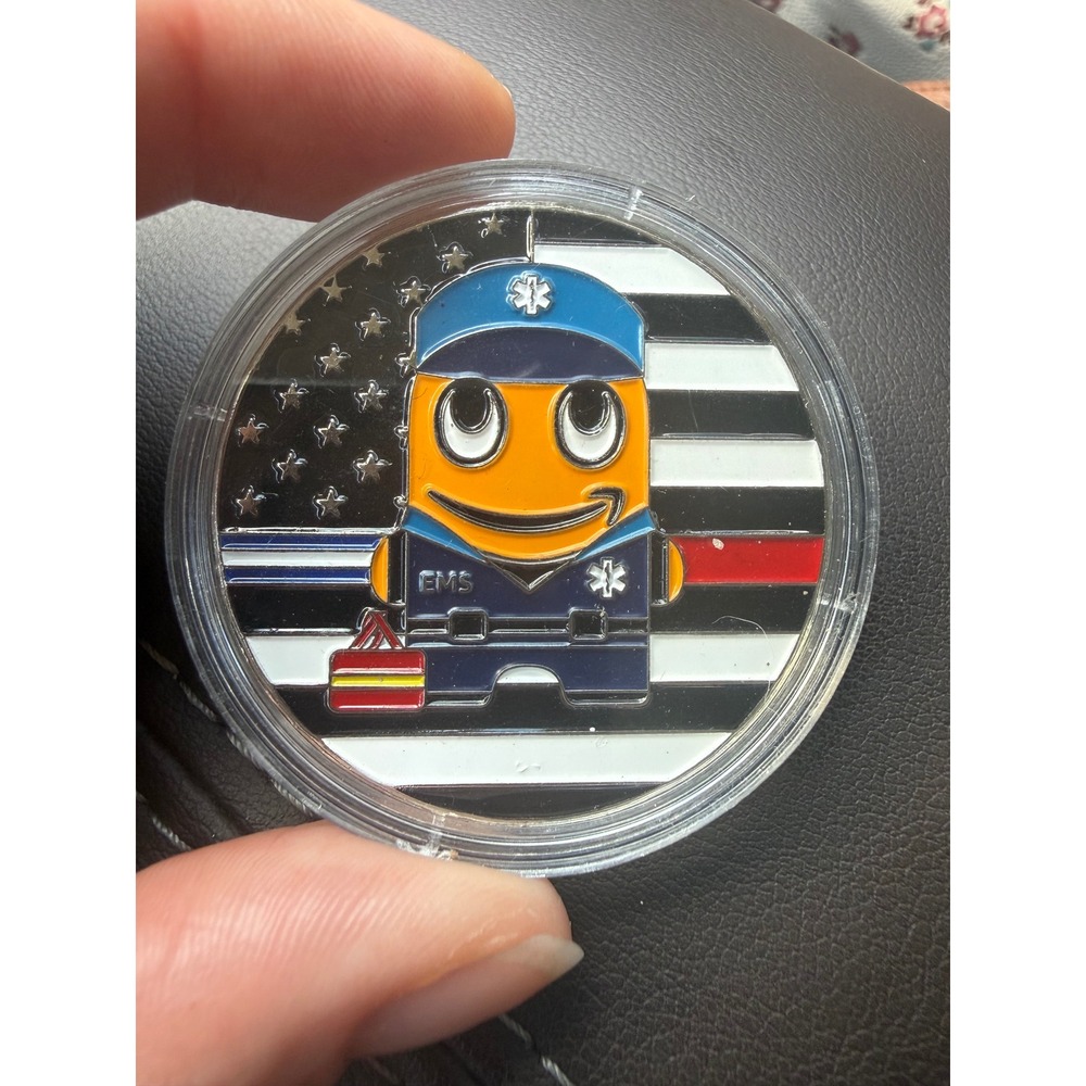 Amazon Peccy EMS First Responder Challenge Coin FWA4‎ Summit City Explorers